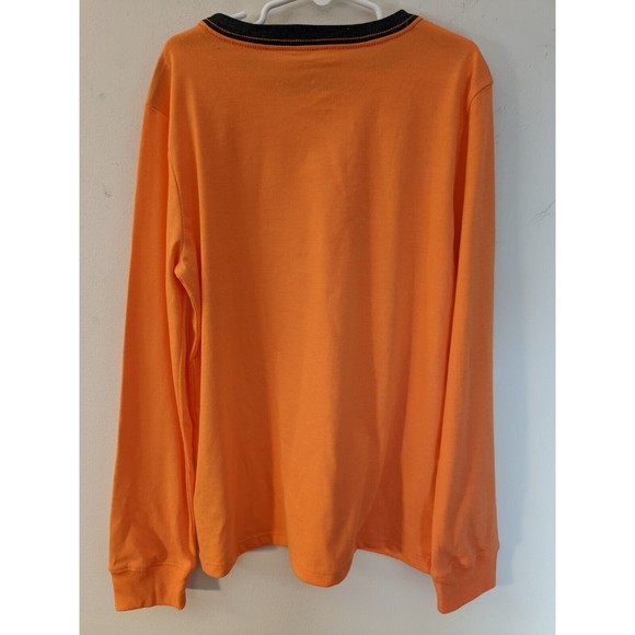 Cat & Jack Boy's Bright Orange Ringer Long Sleeve Size M (8/10) - Picture 3 of 6
